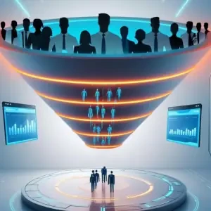 Embudo de gestión de leads con inteligencia artificial
